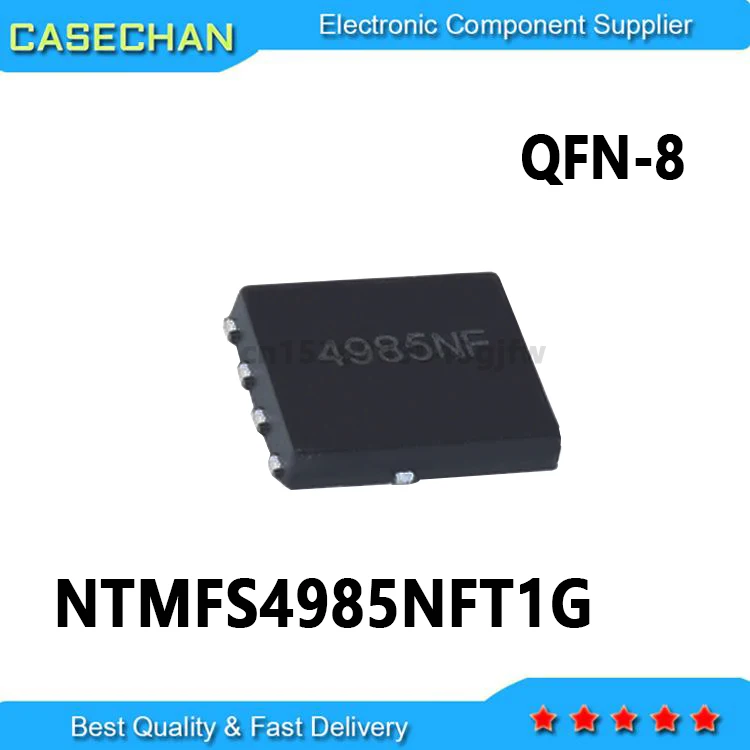 10pcs NTMFS4985NFT1G NTMFS4985NF NTMFS4985 4985NF QFN-8 