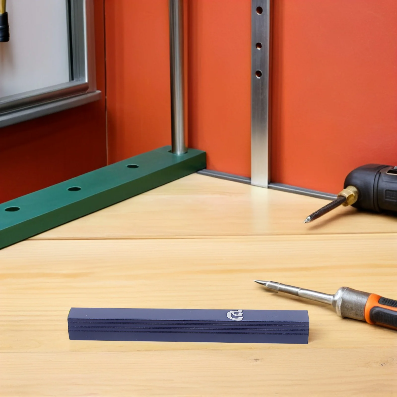 

Decorative Mezuzah Case 12.5Cm Aluminum Alloy Door Blessing Holder For Entryway Judaica Art Religious Tradition Home