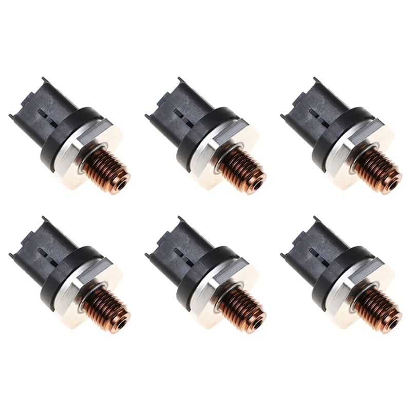 

6X Fuel Rail Pressure Sensor Pressure Relief Valve Sensor Transducer For Peugeot 0281002797 0281006507 0281002283