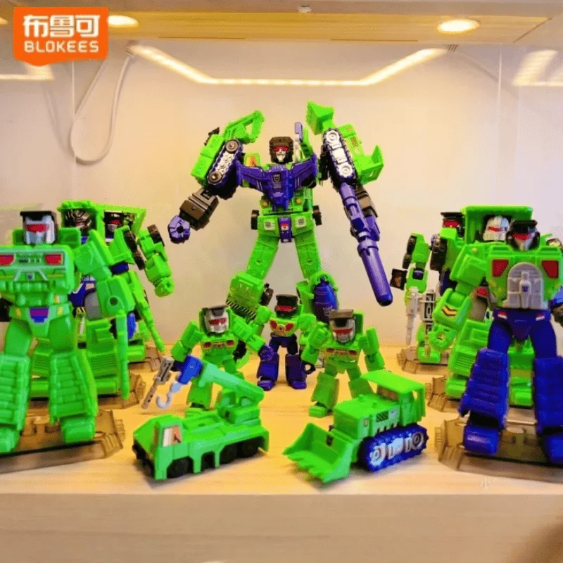 Original Blokees Transformers Starry Edition Vol.3 Devastator Optimus Prime Megatron Bumblebee Robot blindado caja ciega juguete de regalo