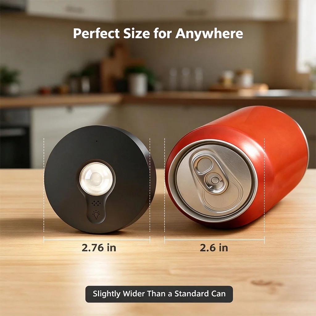 USB Rechargeable LED Puck Light 13 Color RGB Remote Control Timer Memory Function Stepless Dimming Kitchen Cupboard Shelf Closet