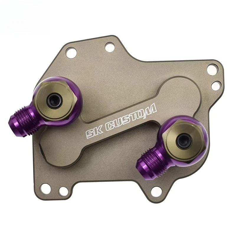 

For VW CC TT Golf MK6 MK7 Audi A1 A3 Q3 Skoda 1.6 2.0 TDI Engine Oil Cooling System Oil Filter Adapter