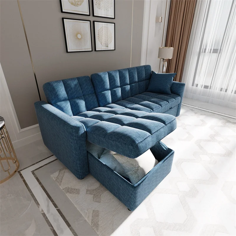 Hot Sale Shape Sofa Pull Down Sofa Pullout Bed Sofa Bed