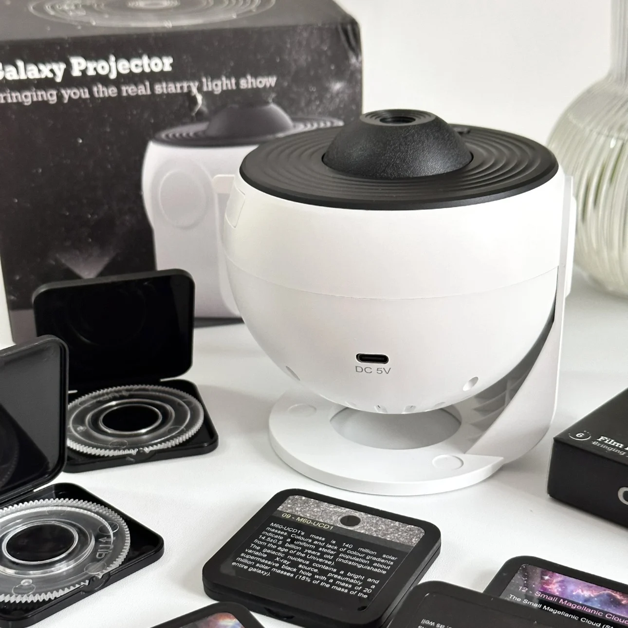 Ultra High Definition Bank Galaxy Projection Light System Starry Sky Light Starry Sky Atmosphere Lamp Night Light Christmas Gift