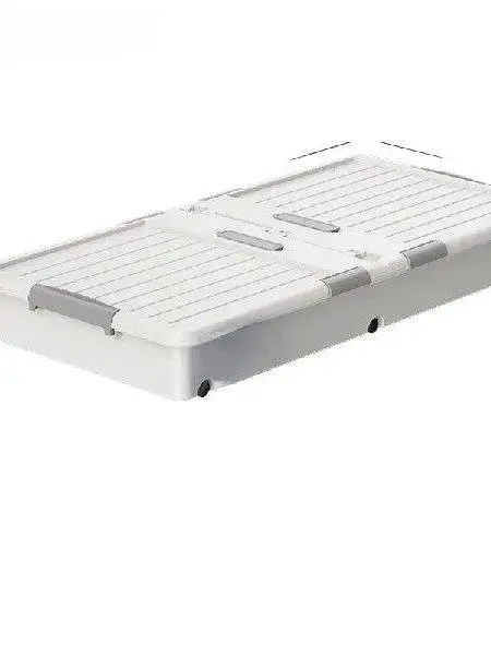 double-underbed-storage-box-with-wheels-flat-clothing-organizer-travel-bag-accessories-unbranded-pre-2011