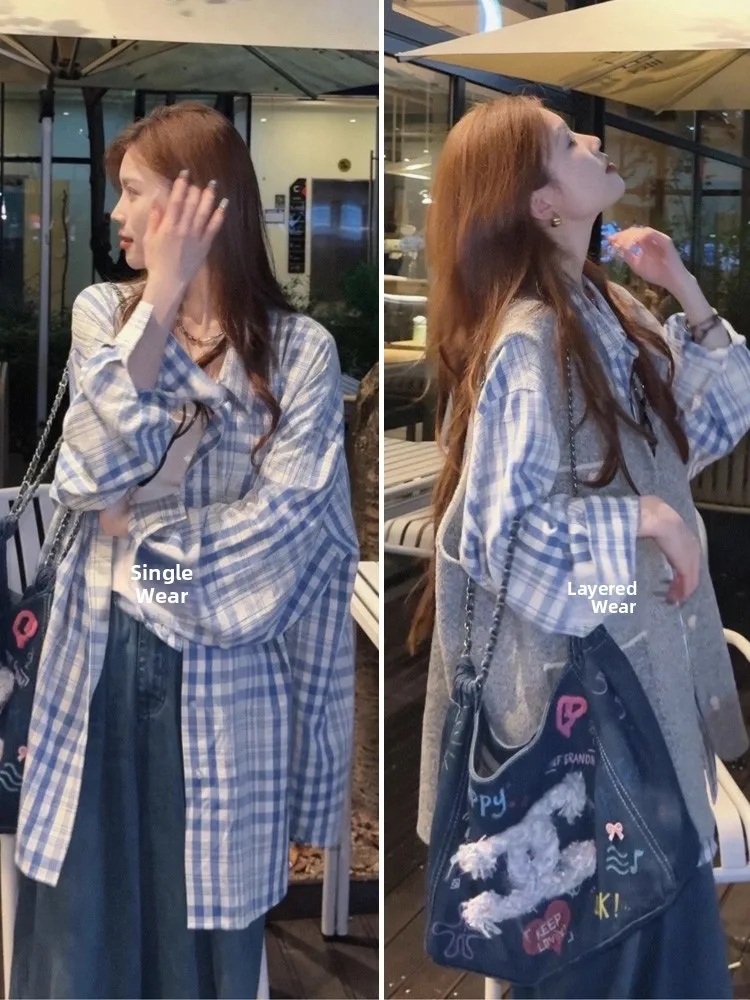 

Свободный вязаный женский комплект для ранней осени: комфортный повседневный костюм-двойка для работы, дома и свиданий.