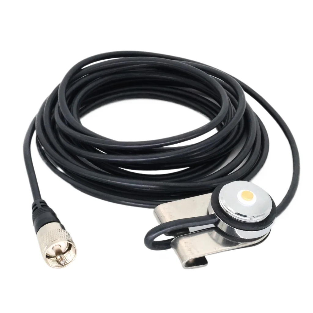 N-2 NMO To PL-259 RG-58 5M 16.4ft Antenna Extension Cable for Mobile Car Radio KT8900D 7900D Vertex Kenwood HYT Icom Feed Line