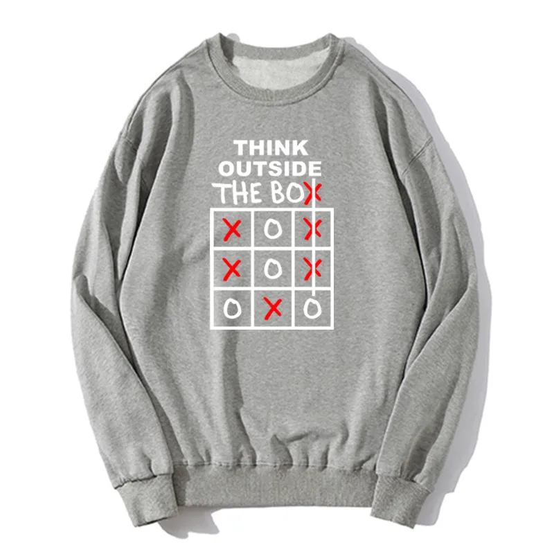 Think Outside The Box Table 3D Print hoodie The Big Bang Theory Logical 100% Cotton Sweatshirt Men Unisex Sweater