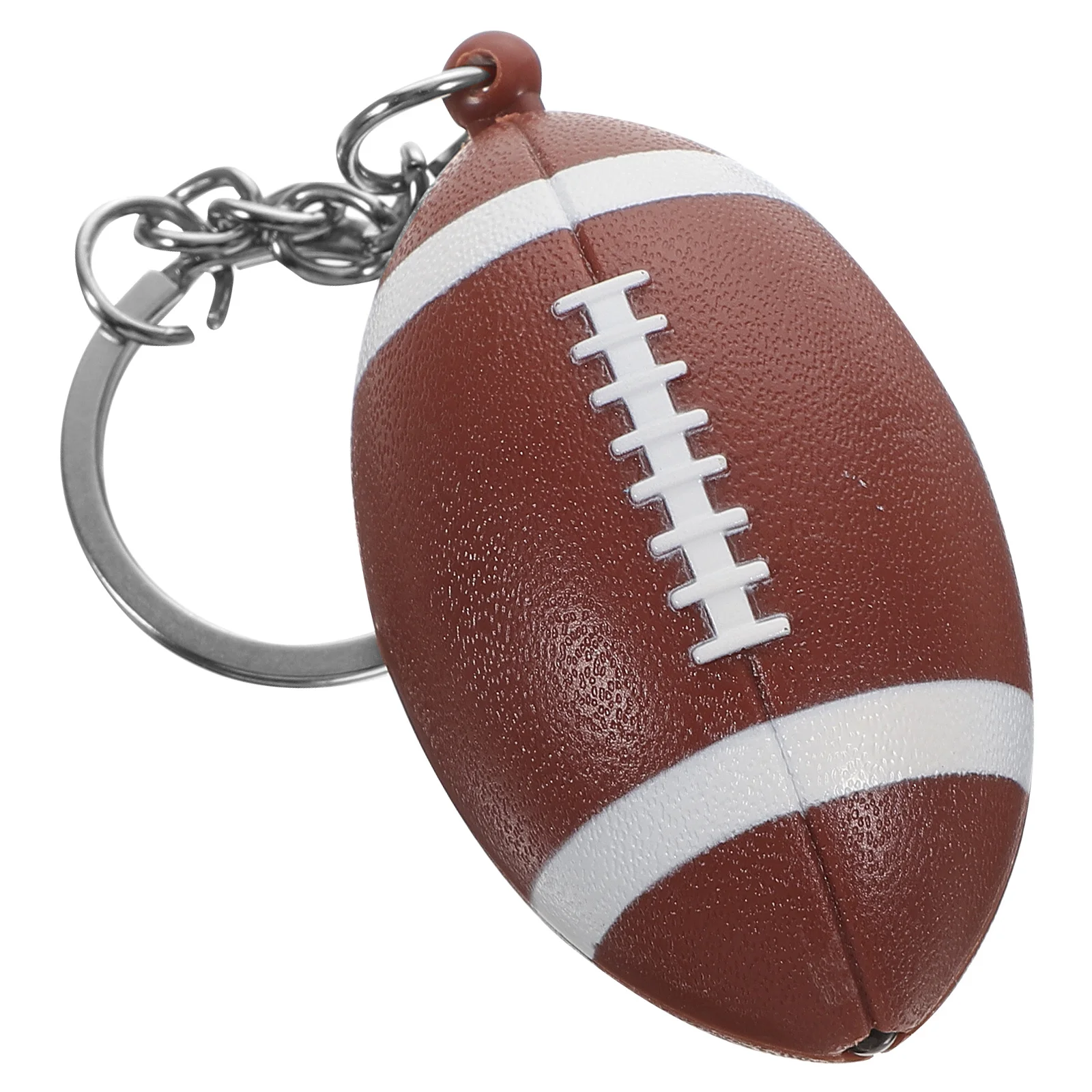 

Rugby Shape Led Light Keychain Key Ring Football Gift For Car Bag Accessories Gym Sports Memorial Trinket Coffee