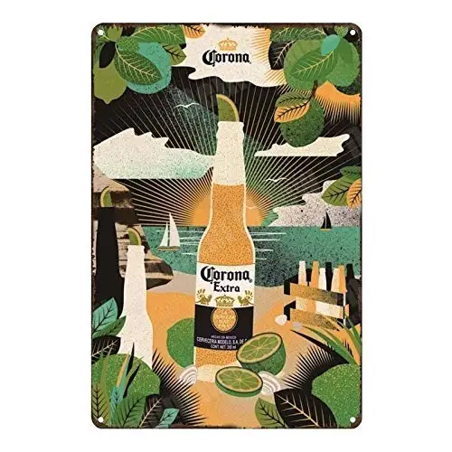 Corona Extra Beer Metall Blechschild Garage Dekor Männerhöhle