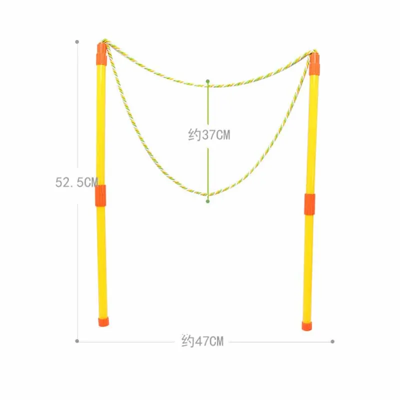 Brinquedos sopradores de bolhas ao ar livre para crianças, Rod duplo criativo, corda removível, Varinha de bolha grande, adereços de desempenho