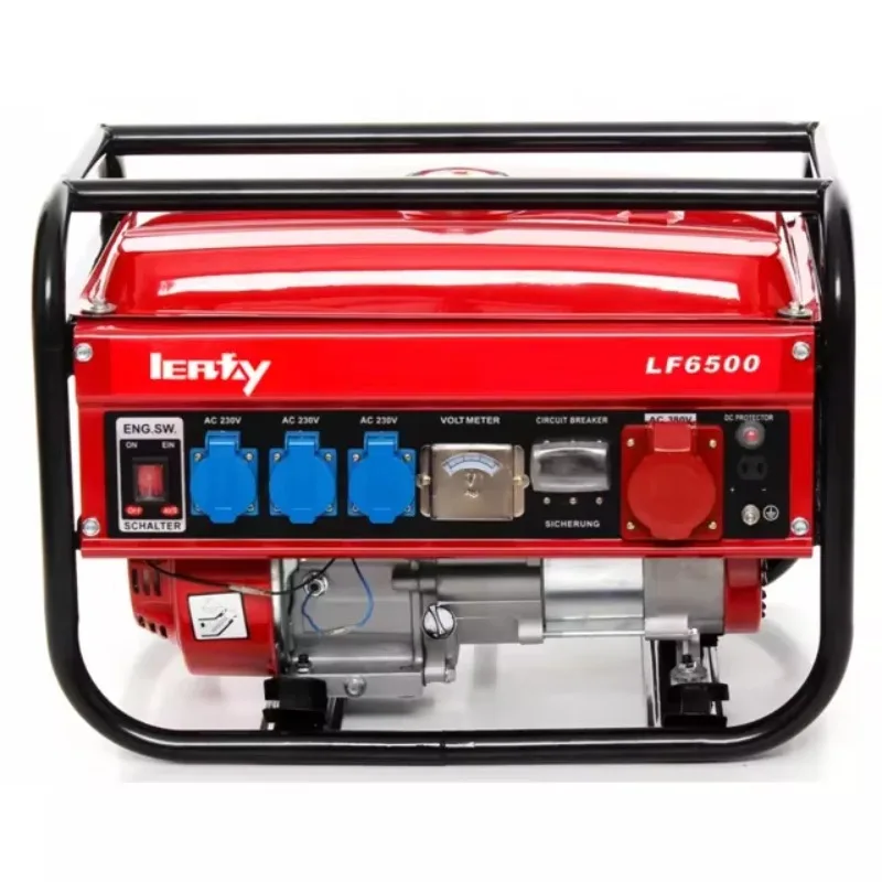 3KW open frame gasolin-e generator 220V gasolin-e generator set, DC output 12V 8.3A