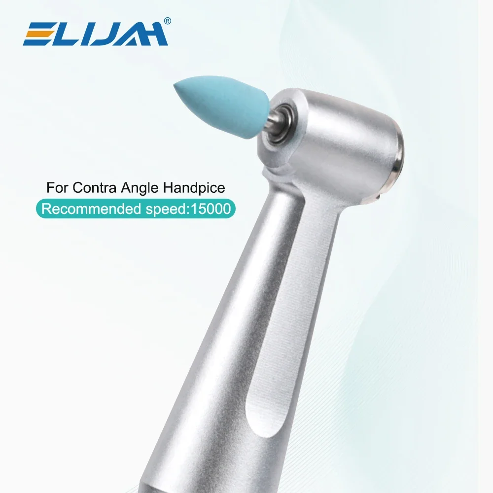 ELIJAH الأسنان RA0309 مركب تلميع 9 قطعة عدة قبضة يد بسرعة منخفضة كونترا زاوية الراتنج تلميع مجموعة أدوات تلميع طب الأسنان
