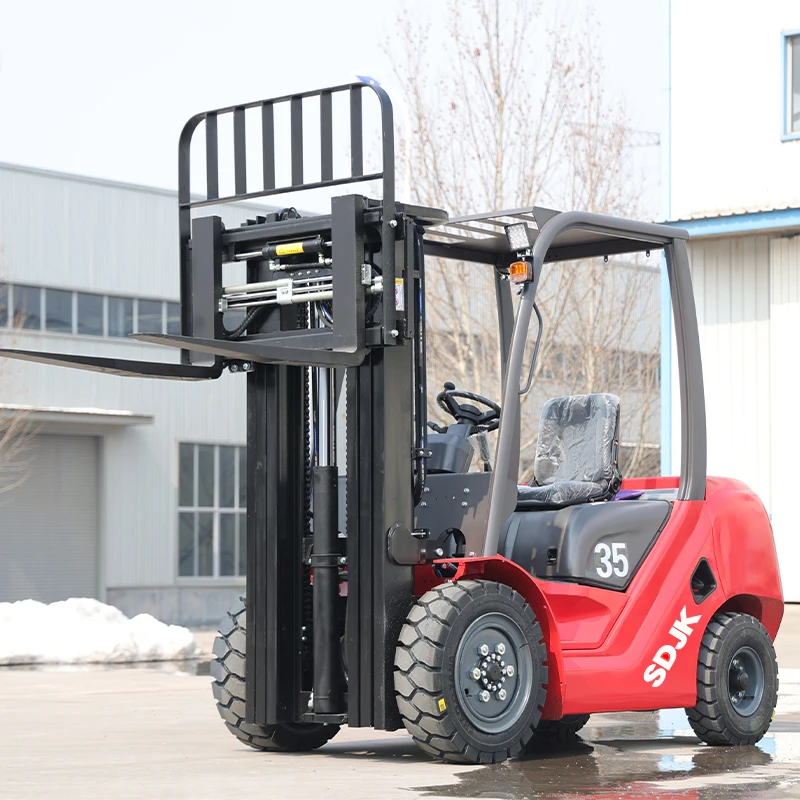 

3-ton small forklift made in China diesel power warehouse handling balanced forklift ISO9001 certification Customized