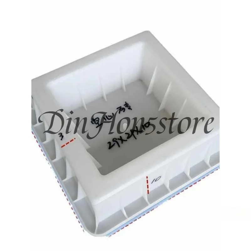 Internet celebrity hollow brick concrete double hole brick mold, cement hollow brick plastic mold