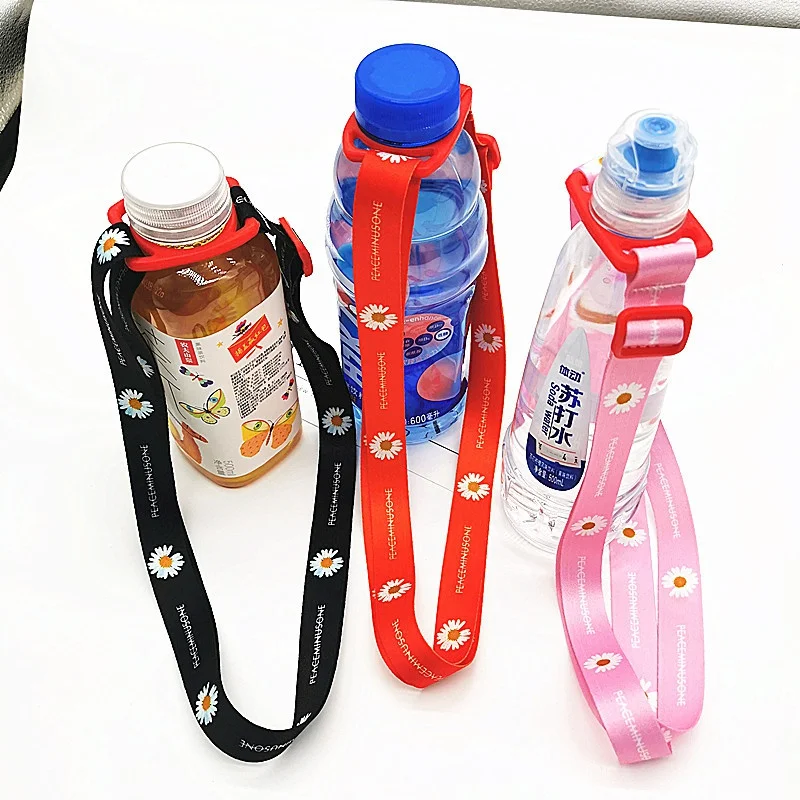 1 PCS Convenient Sport Outdoor Water Cup Strap Buckle Multifunctional Mineral Water Bottle Drink Bottle Strap Lanyard Backwater