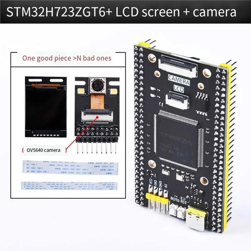 T23C STM32H723ZGT6 Core Board+ OV5640 Camera+ 1.54 Inch LCD Screen STM32 Development Board H7 System ZGT6 Board SPI Interface