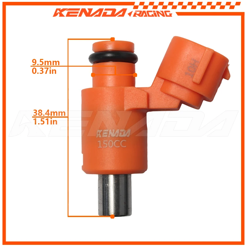 Fuel Injector 10-12 Hole 150-200cc for Satria FU150FI GSX-R150/S150 '17+ Raider R150FI GSX150 Bandit Smash110V/115Fi Address