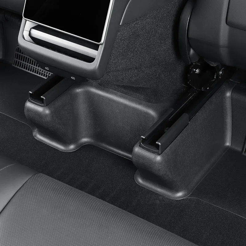 مقعد الشريحة السكك الحديدية وسادة غطاء ل تسلا نموذج Y إطلاق 2025 العرعر سيارة مقعد السفلي الزاوية المضادة للأوساخ وسادة واقية اكسسوارات السيارات