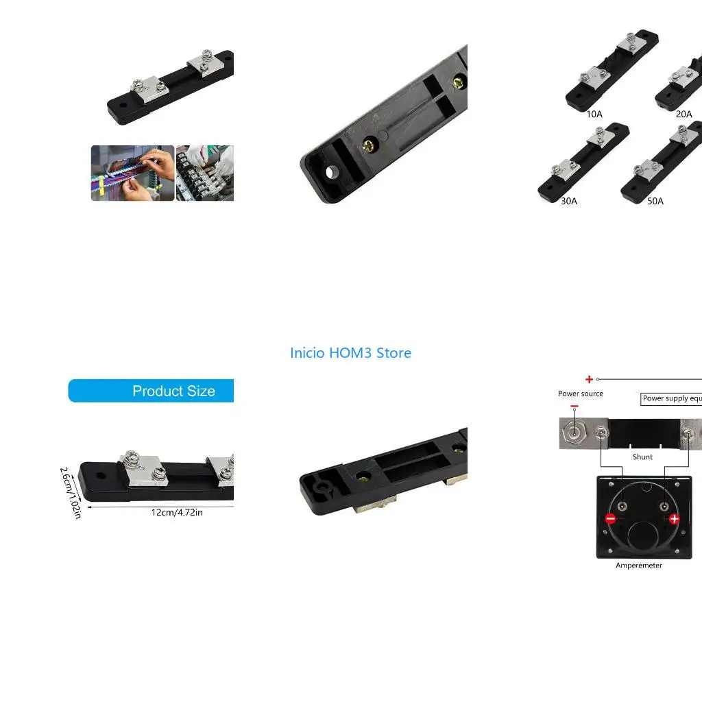 A5YD Precisions  Current Shunt Resistor Direct Current Measurement for Enhances Measurement In Various Electrical Setups