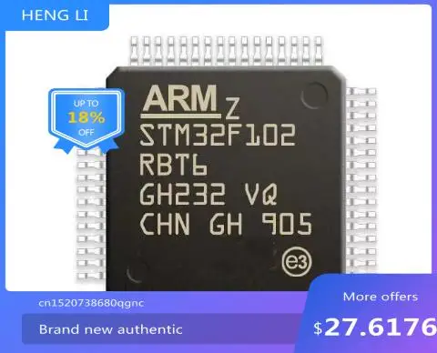 100% NEWHigh quality products Take a picture of STM32F102RBT6 STM32F102R8T6 STM32F102 QFP64