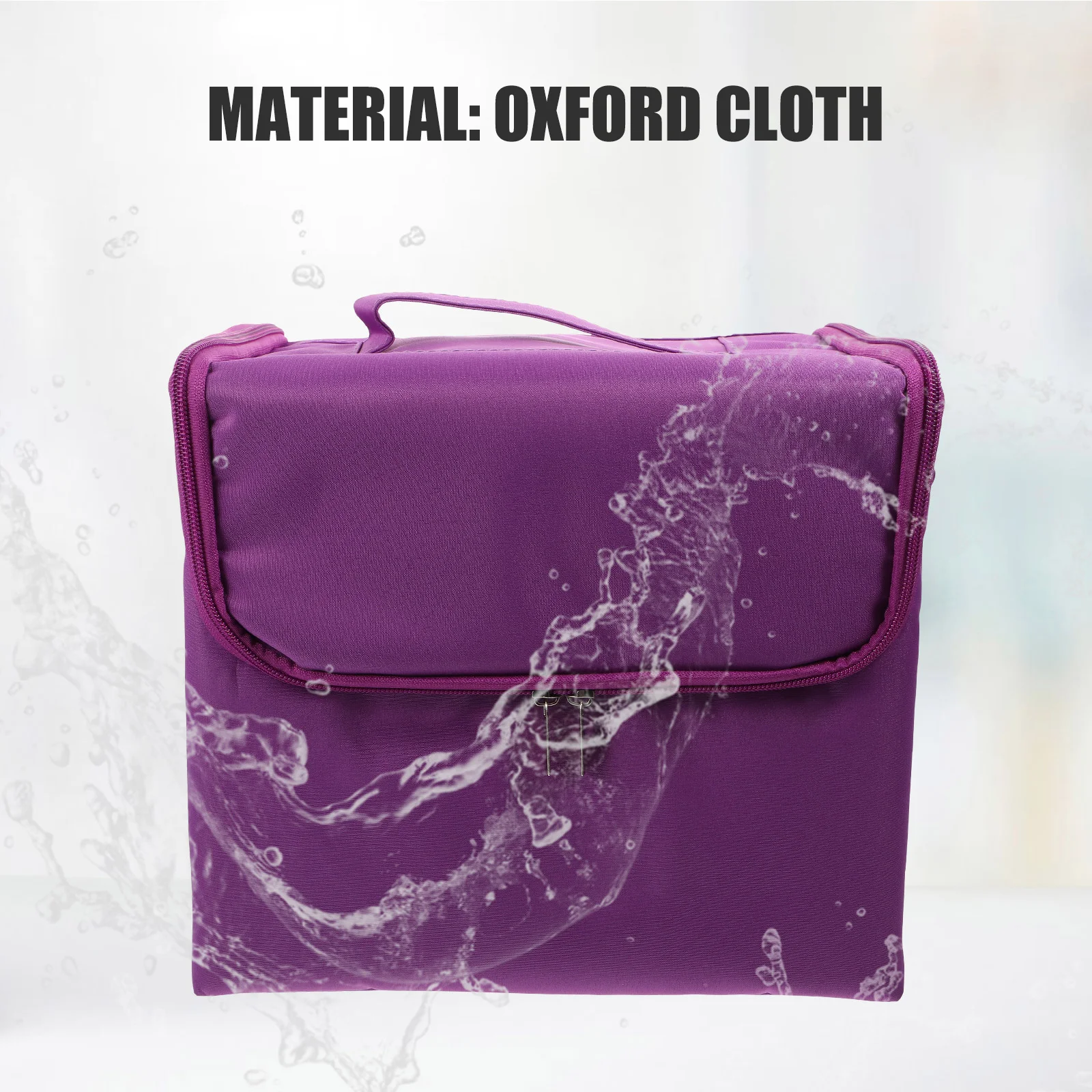 حقيبة أدوات المكياج قسط دائم مقاوم للماء متعدد الطبقات منظم السفر كيس التخزين للنساء أدوات الزينة مانيكير