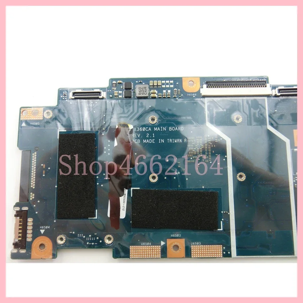 Imagem -05 - Placa-mãe para Laptop para Asus Ux360ca M36y30 M5-6y54 M37y30 M5-7y54 Cpu 4gb 8gb de Ram Placa-mãe para Ux360 Ux360c Ux360cak