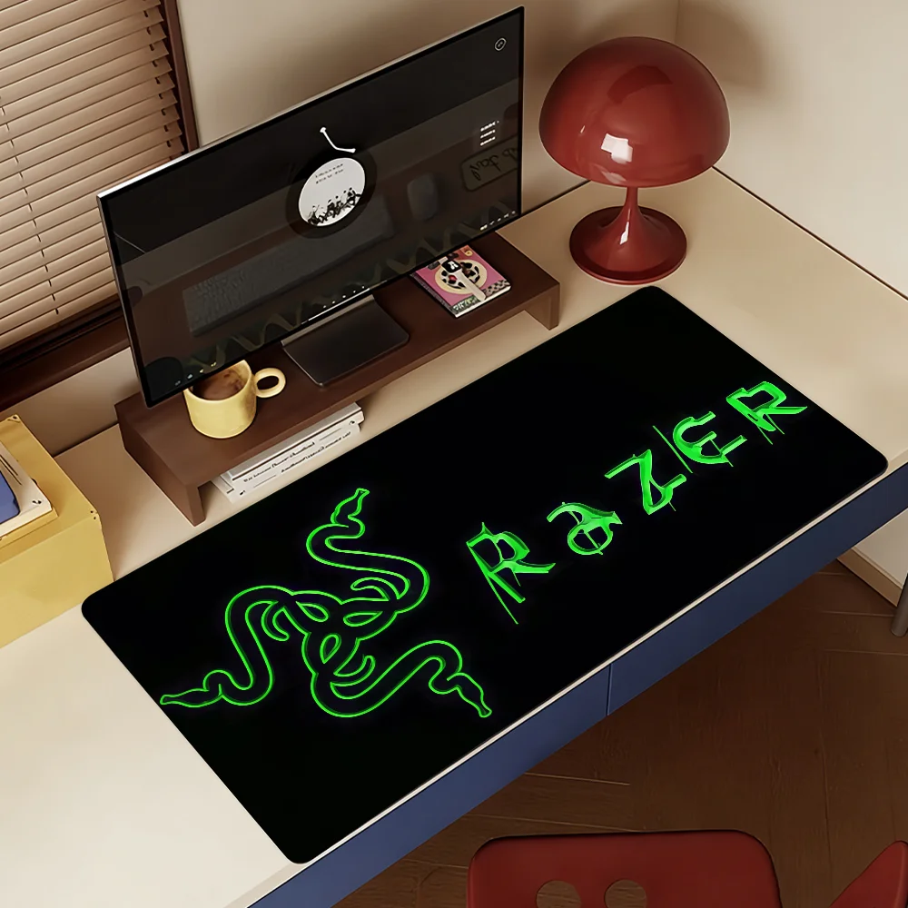 Brand R-RAZER Logo  Mouse Pad Non-slip Rubber Computer Mat Gamer Balance Decoracion Deskmat Laptop Office Large view 5