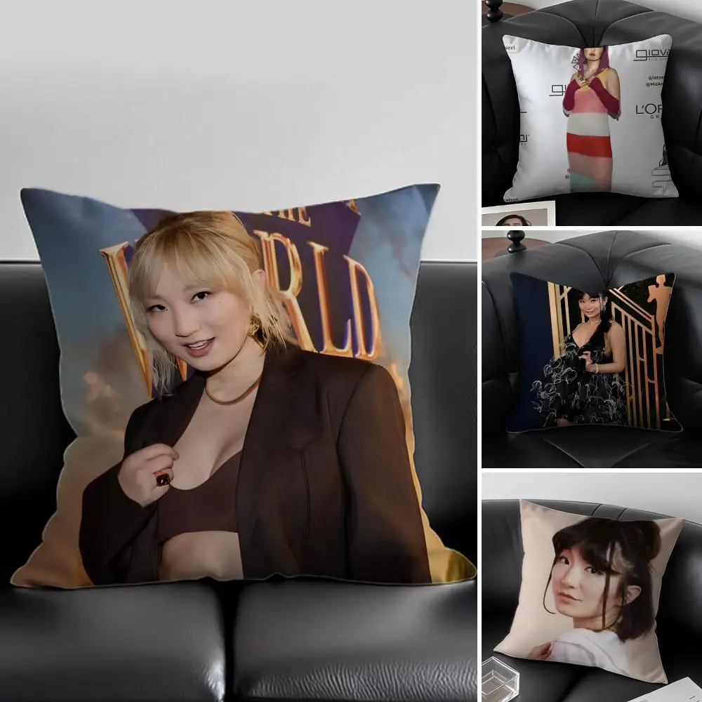 P-Poppy Liu Cushion Cover Pillow Case Soft Friendly Fabric & Concealed Zipper
