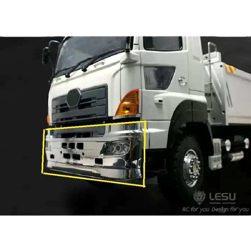 

Гальванический насос для грузовика 1/14, тянет передний бампер кабины водителя, прицеп Taguchi, грязевая головка, подбородок, модель автомобиля «сделай сам», LESU