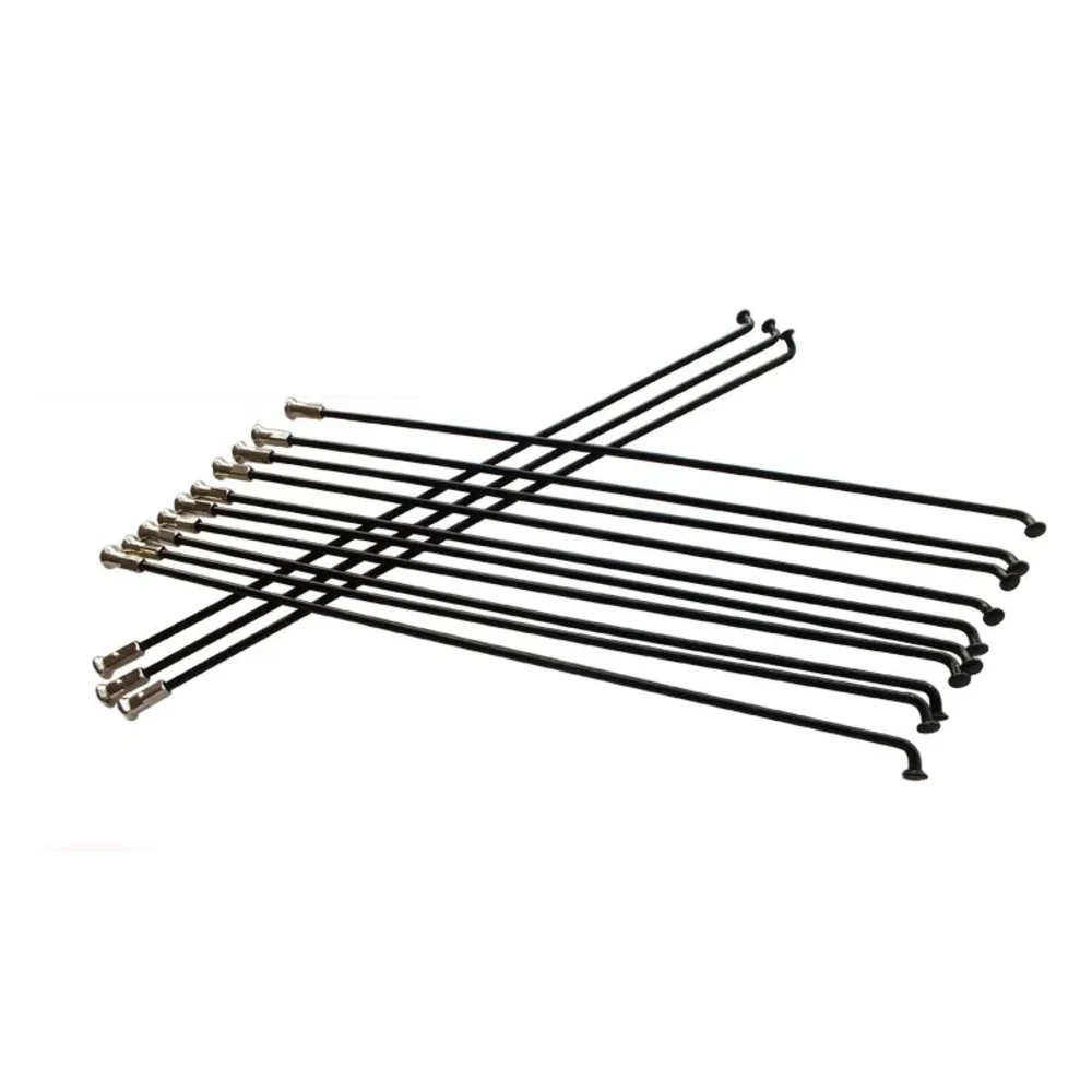 40pcs 13G 13K Black Length 81-216mm Stainless Steel Spokes & Nipples Electric Bike J Bend Cycle Spokes Diameter 2.2mm