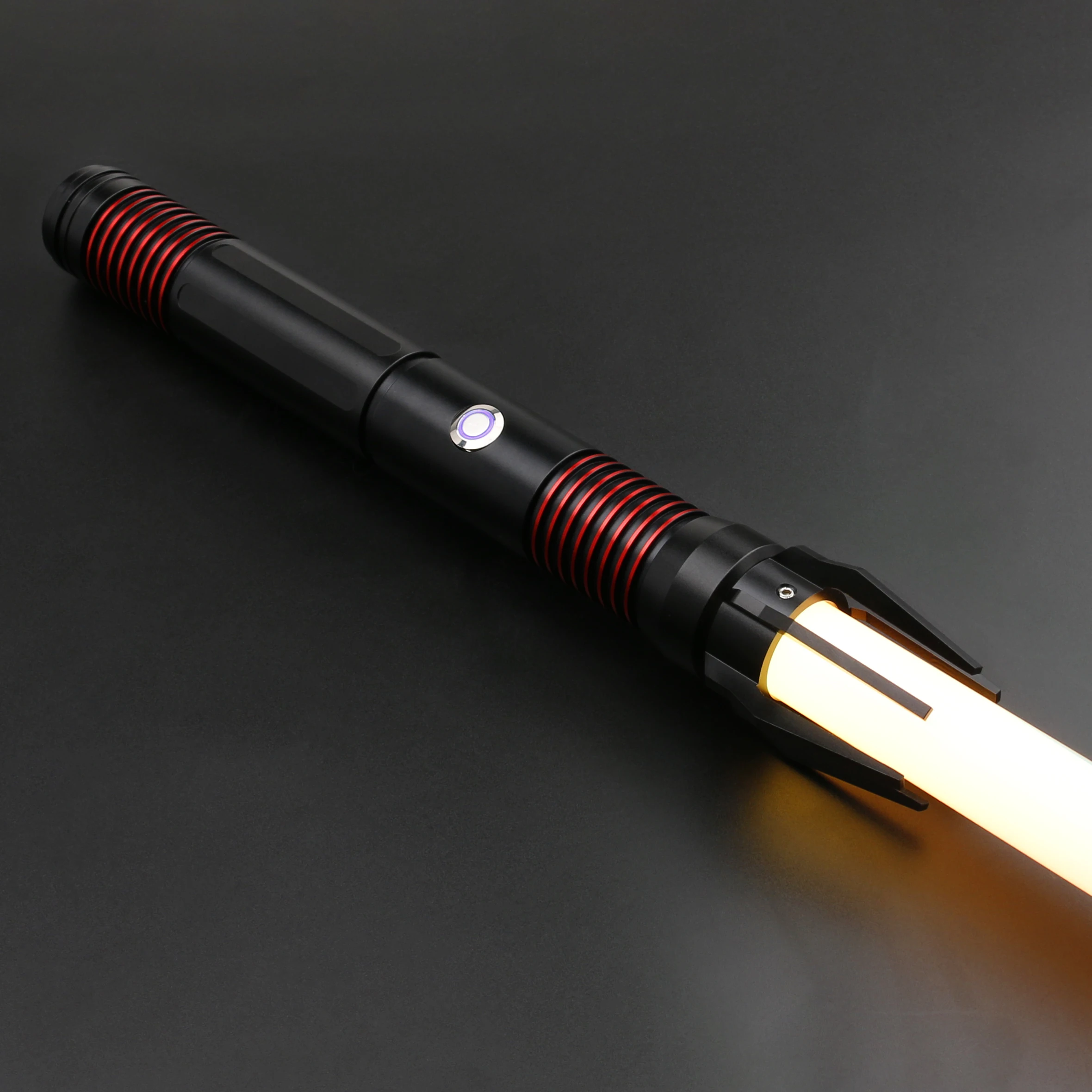 TXQSABER-Sable de luz oscilante suave para duelos pesados, espada láser de Cosplay Jedi con mango de Metal, 12 colores que cambian, 16 fuentes, RGB, juguetes para niños