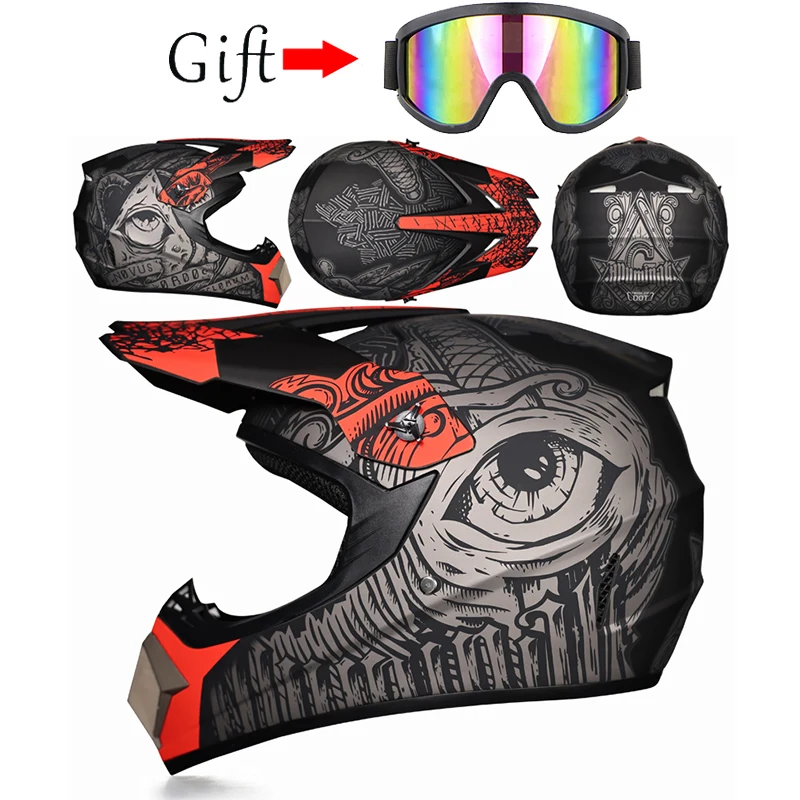 ORZ-905 Off road racing motorcycle helmet bicycle speed drop DH full helmet rally off-road helmet image 3
