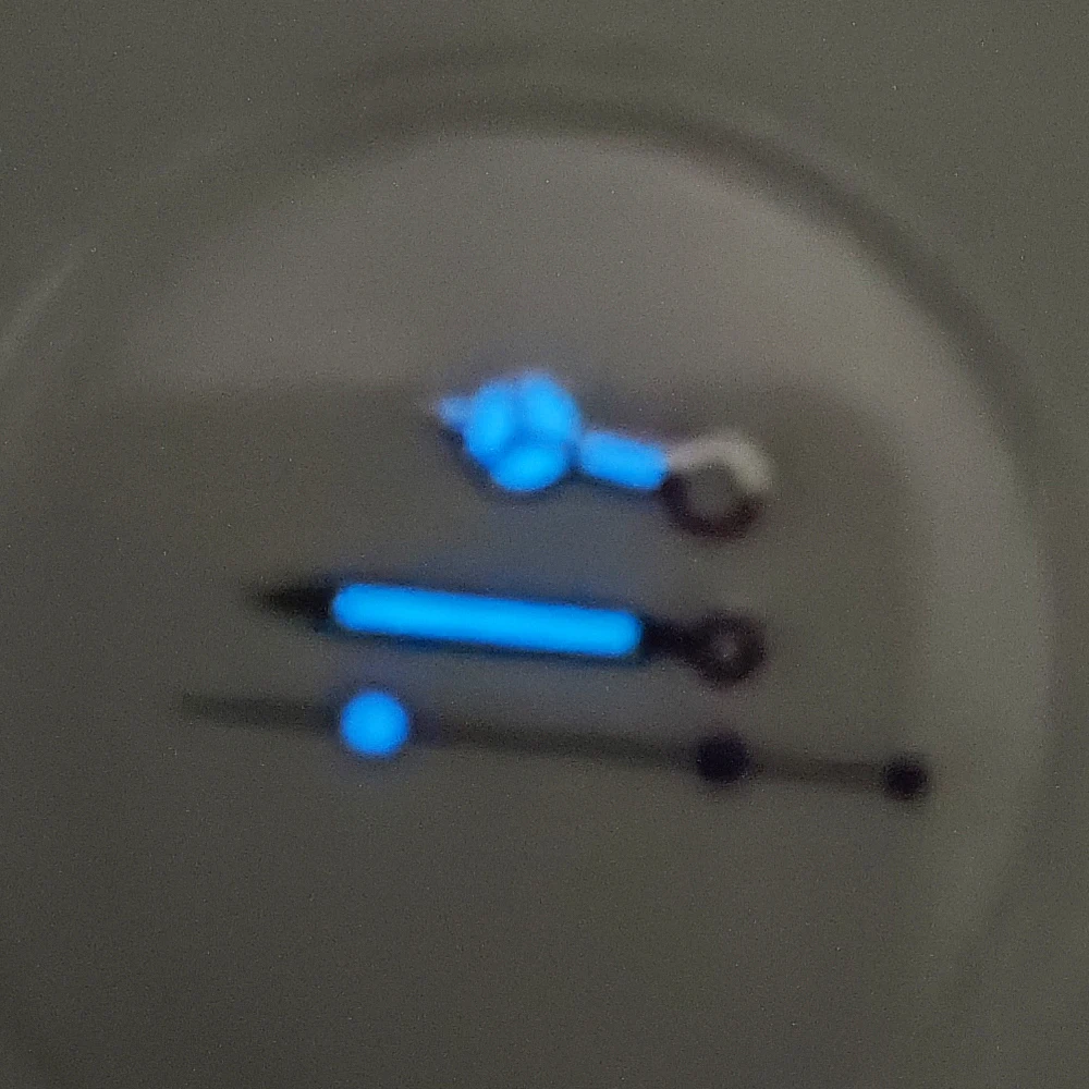 Blue Luminous Watch Hands Modified Watch Hands Accessories Replacement Parts for NH35/NH36 Mechanical Movement