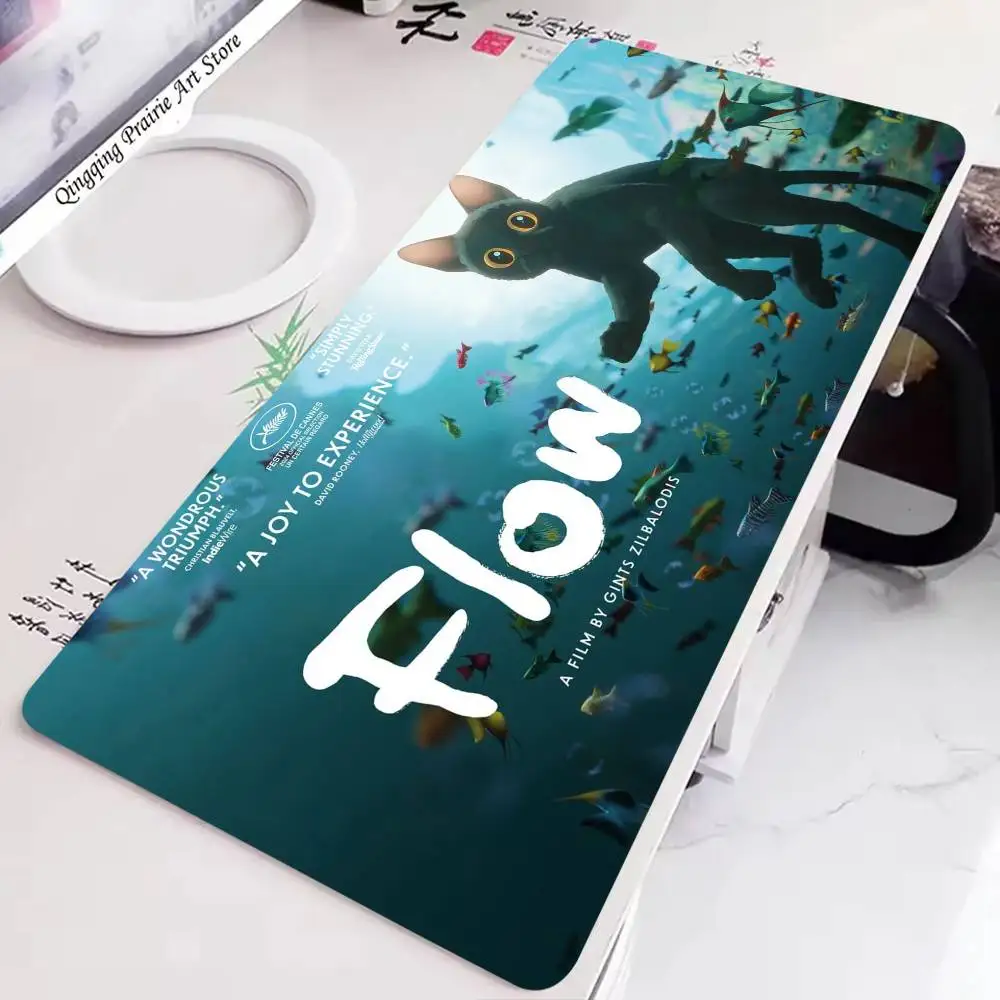 Cartoon Movie F-Flow Mousepad Non-slip Suitable For Office Computers Laptops E-sports Game Desk Mats XXL Keyboard
