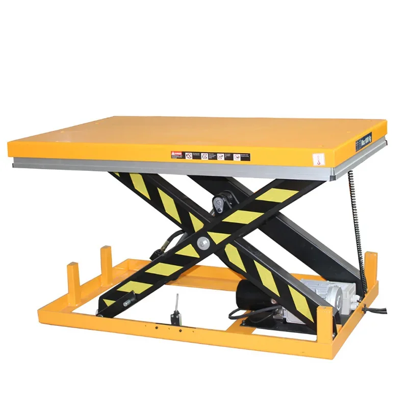 Stationary Hydraulic Scissor Lift Table Fixed Scissor Lifting Equipment Electronic Pump Group Foot Pump Manual for Lift Table