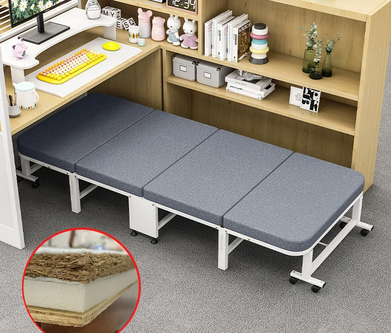 

# Для многофункциональной спальни 189*80*27 см, одиночные складные кровати, портативное офисное кресло для обеденного перерыва, простая мебель для дома A