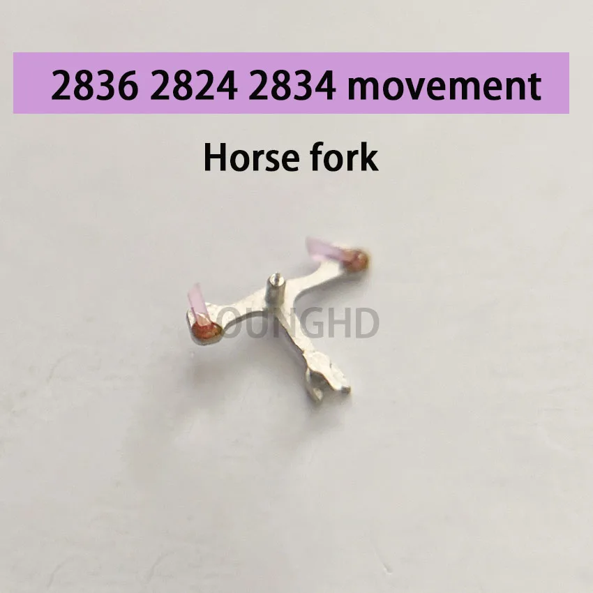 Original structure horse fork escapement fork horse wheel escapement wheel with original ETA2836 2824 2834 movement