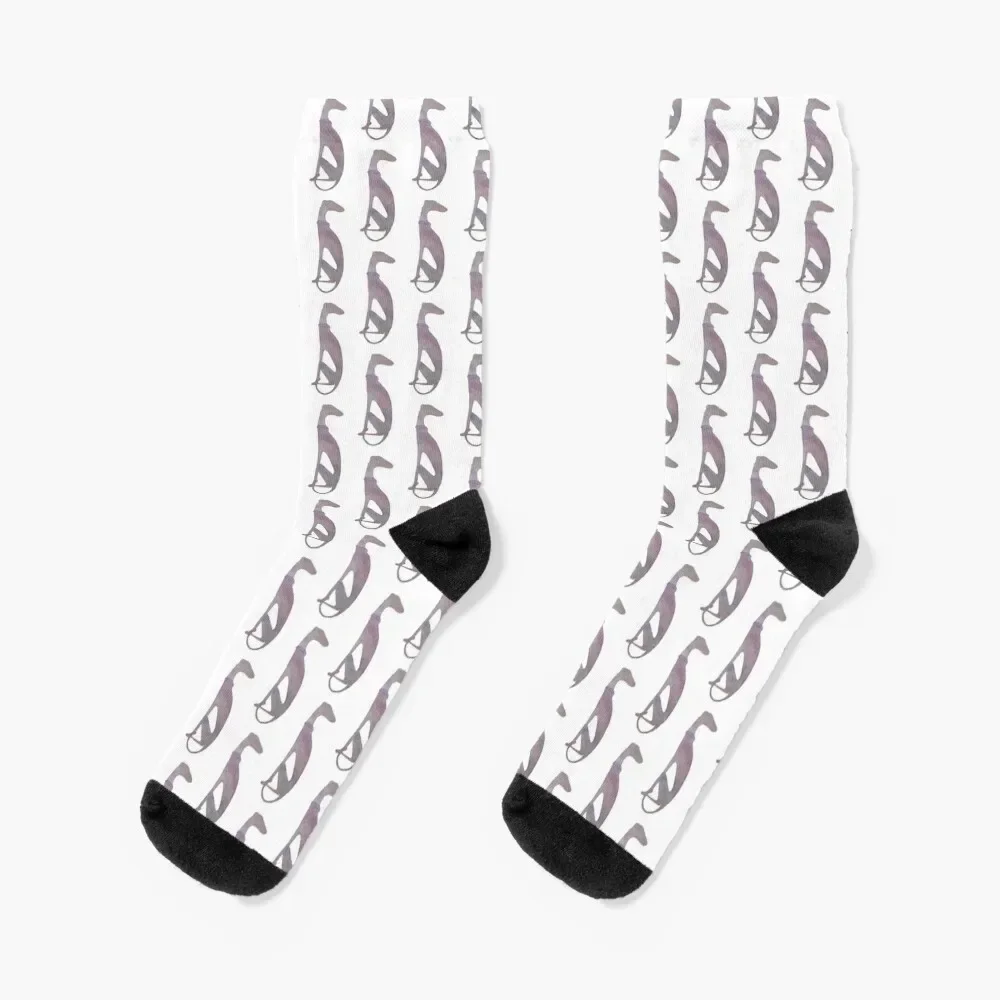 Graceful Greyhound Socks winter custom gym Designer Man Socks Women's