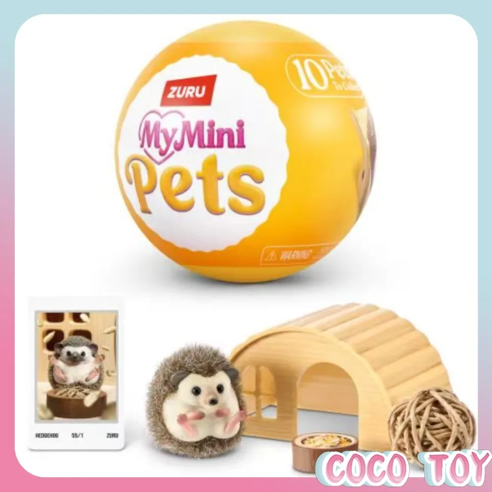 [Original] ZURU Animal Ball Mini Cute Pets Surprise Blind Box Miniature DIY Craft Deluxe Collectible Figurines Adorable Gift Set