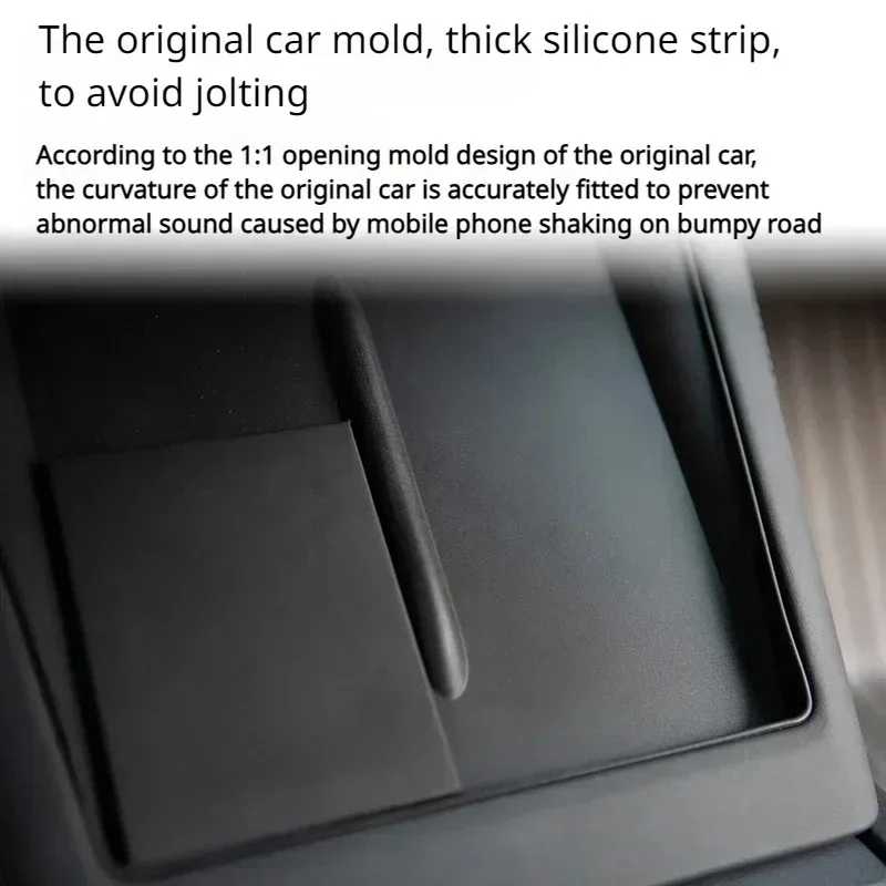 Wireless Charge Protection Pad for Tesla Model 3 Highland Model Y Juniper Car Wireless Charging Silicone Mat Car Accessories