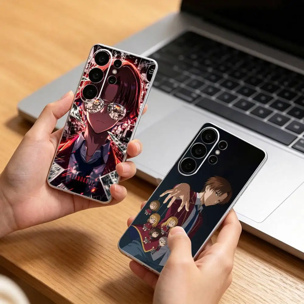 ABCD S-Classroom of the Elite Ayanokoji Transparent phone Case For Samsung S25,24,21,22,21,20,10,S9Ultra,Plus,Fe,Lite