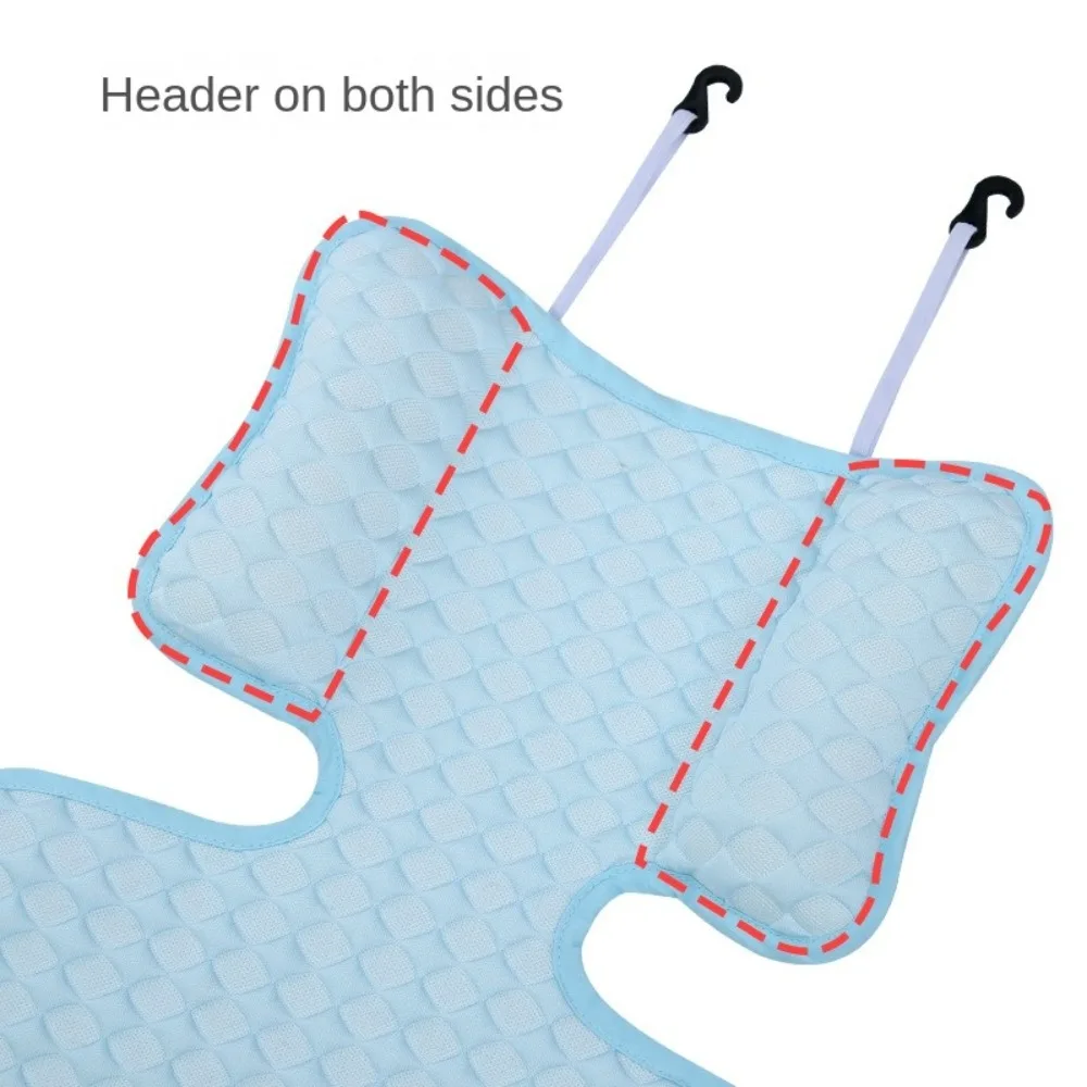 

Удобный охлаждающий коврик для сиденья детской коляски, дышащая мягкая подушка для детской коляски, подкладка для сиденья, сплошной цвет, автомобильный коврик для коляски, коляска