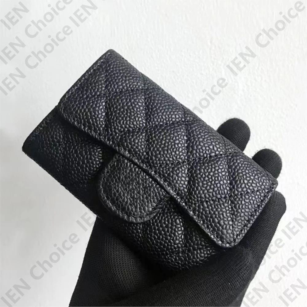 Luxury Brand Designer For Women Classical Genuine Credit Business Sheepskin Bag Leather Card Holder Leather Fashion Card Holder