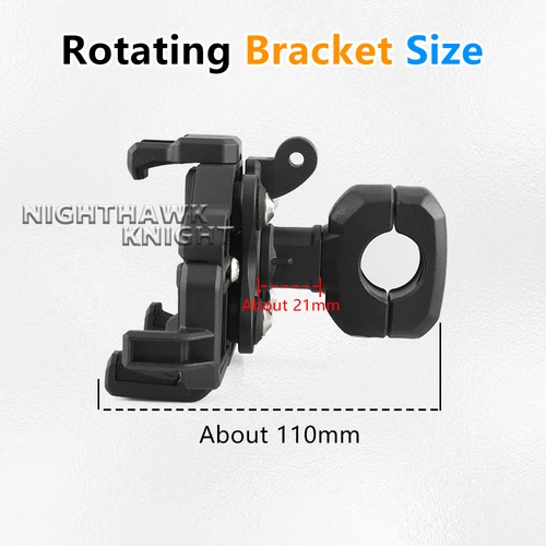 Imagen 2 del producto Soporte de 12MM y 22MM para YAMAHA TENERE700 T700 tenere 700 XT1200Z, accesorios para motocicleta, soporte de navegación GPS, soporte giratorio para teléfono