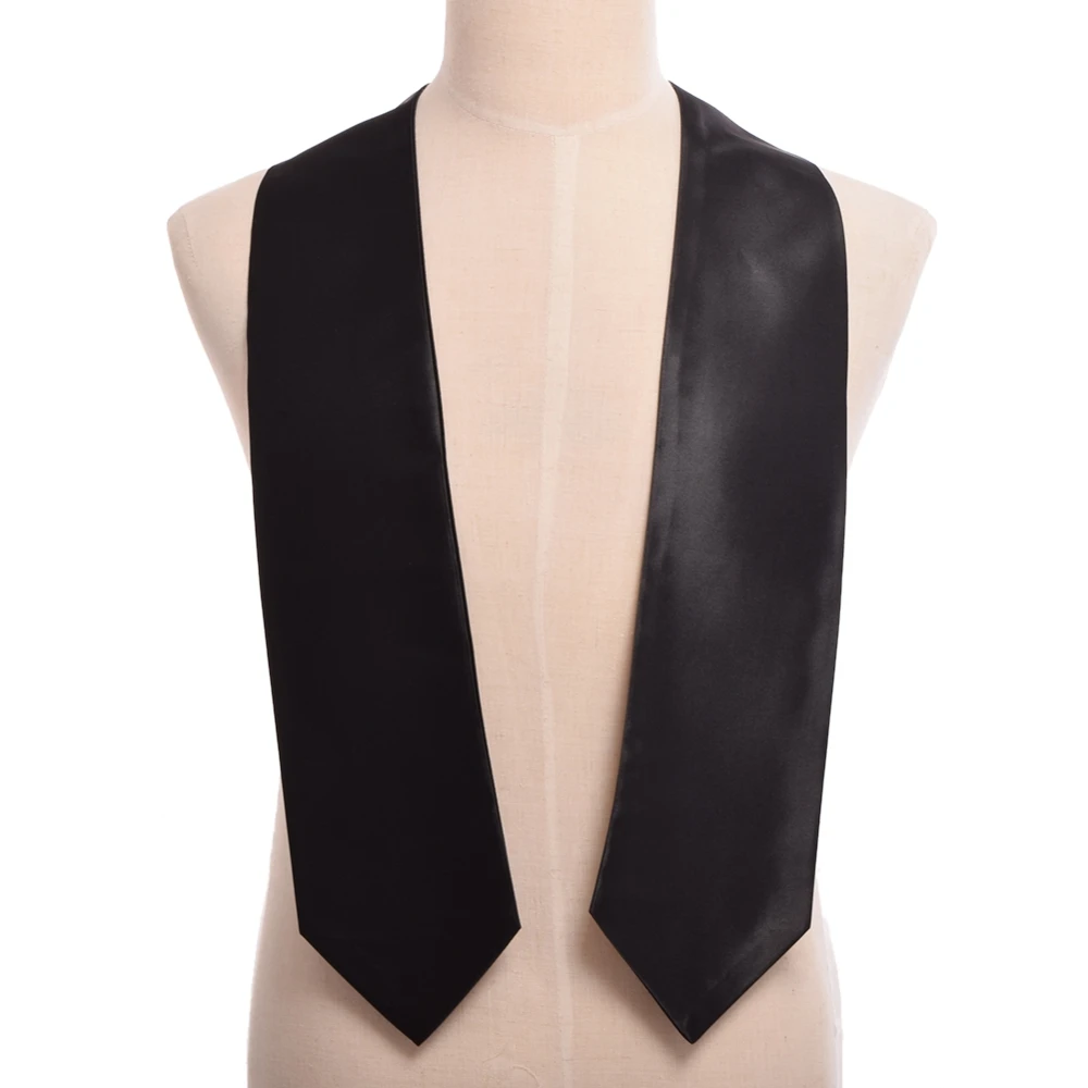 Graduation Academic Commencements Stole Plain Soft Sash Teens Graduations Stoles Scarf For College Student Graduate Scarfs