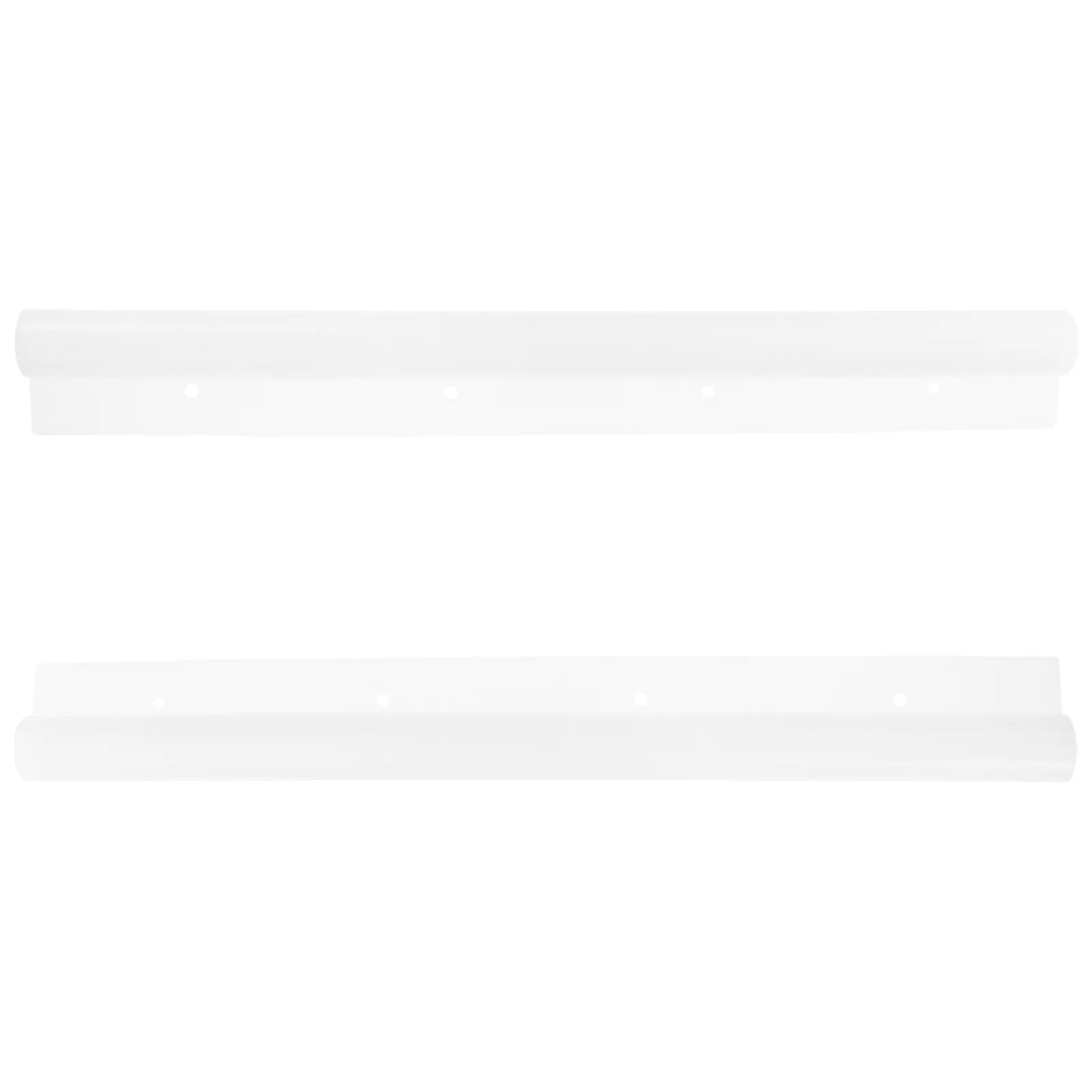 

2pcs Flag Tubes For Golfing Plastic Flag Pole Tube Sewing Tool Fixed Tube For Golf Flags Portable Practical White