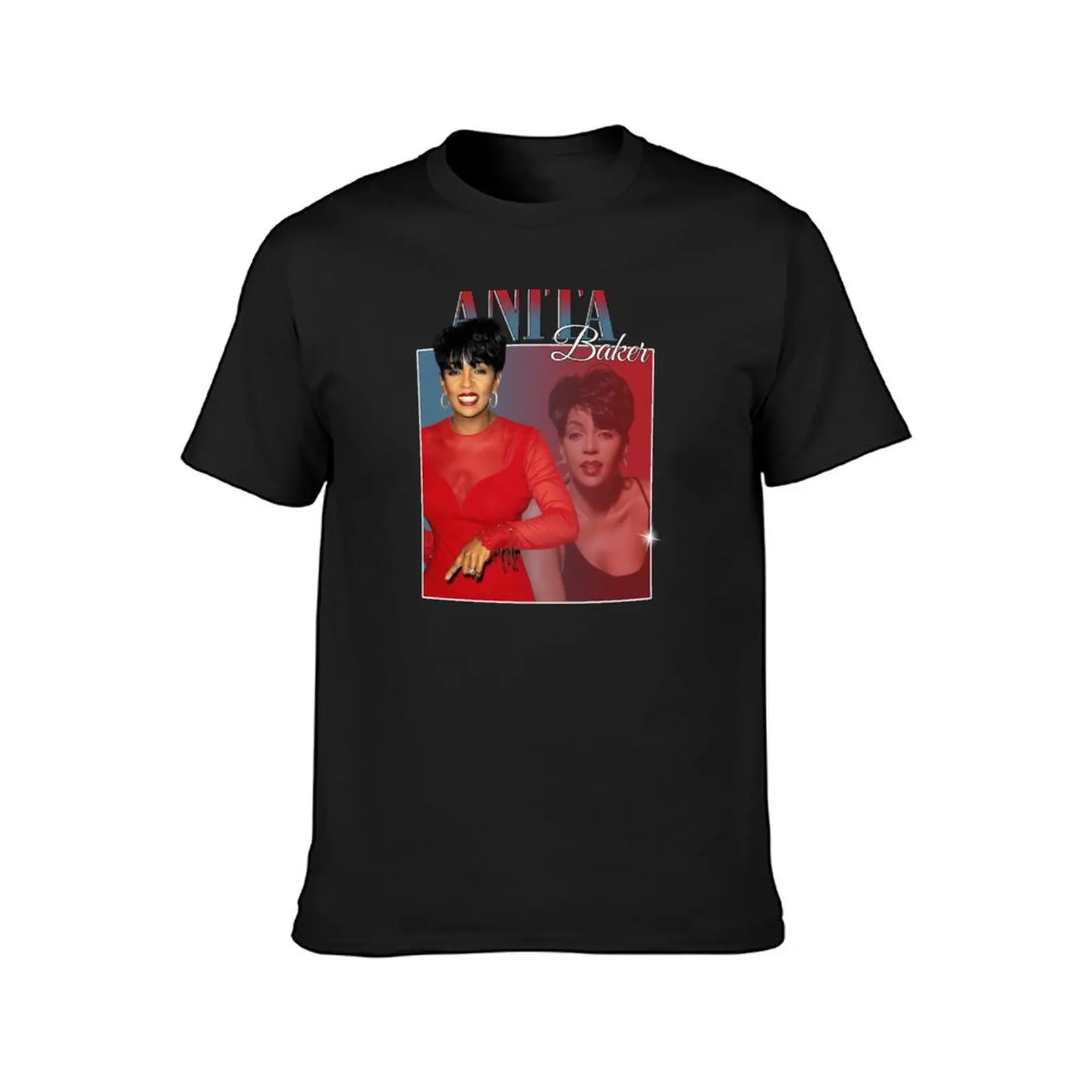 Anita Baker vintage retro 90s style Tee T-Shirt tops graphics animal prinfor boys shirts graphic tees plain t shirts men