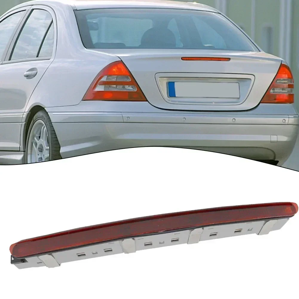 

1 шт., качественные красные линзы, светодиодные багажники, третий стоп-сигнал для Mercedes W203 C Class 2000-2007 A 2038200156 Инструмент для автомобильных аксессуаров