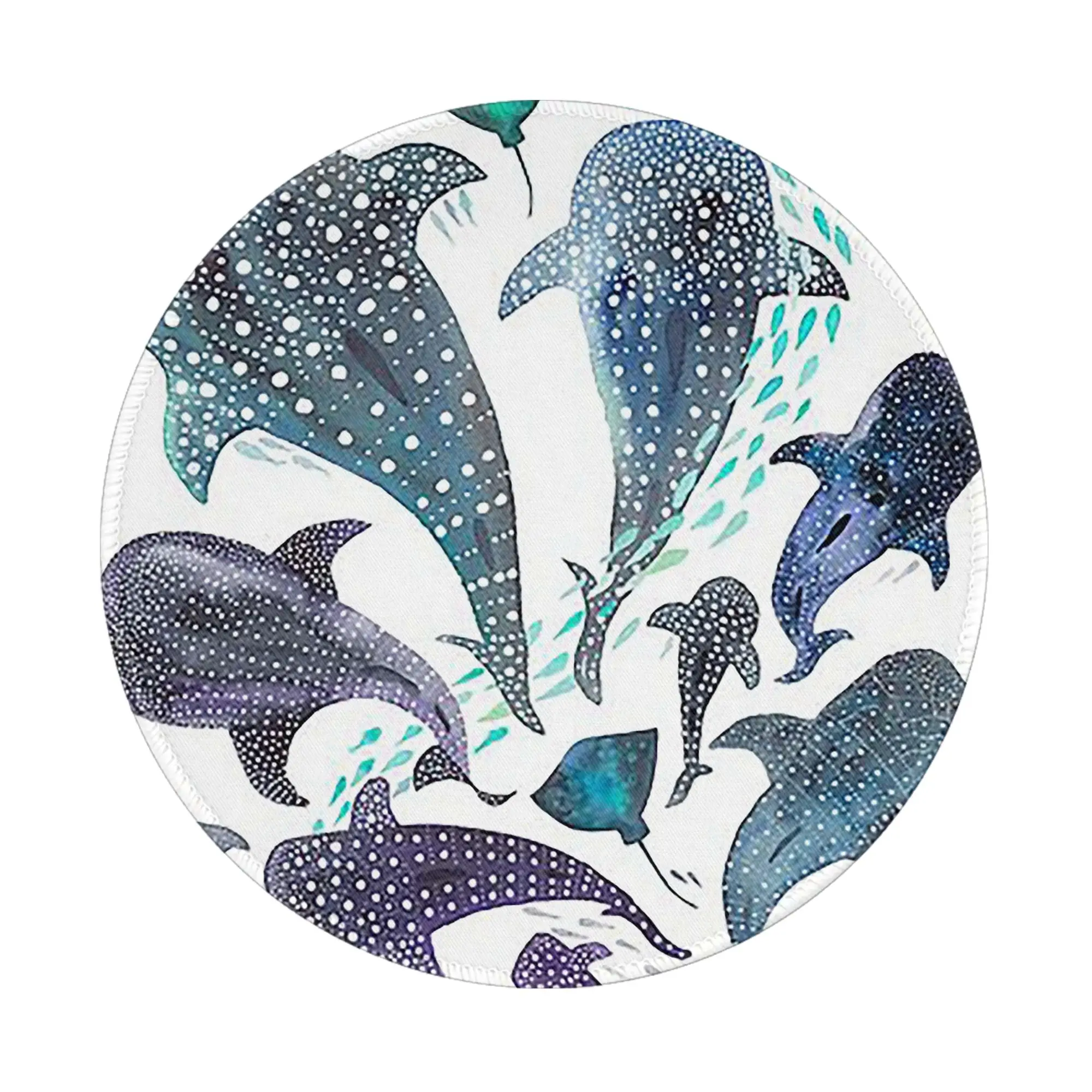 Whale Shark, Ray And Sea Creature Play Mouse Pad Computer Keyboard Mouse Mat Gamer Laptop Desk Mat Office Accessories Table Mats